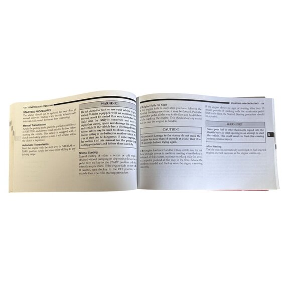 Owner's Manual 2002 Dodge Dakota Truck Automotive/Operator's Manual Paperback - Picture 4 of 4